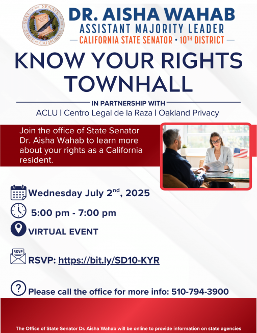 Know your rights English Flyer