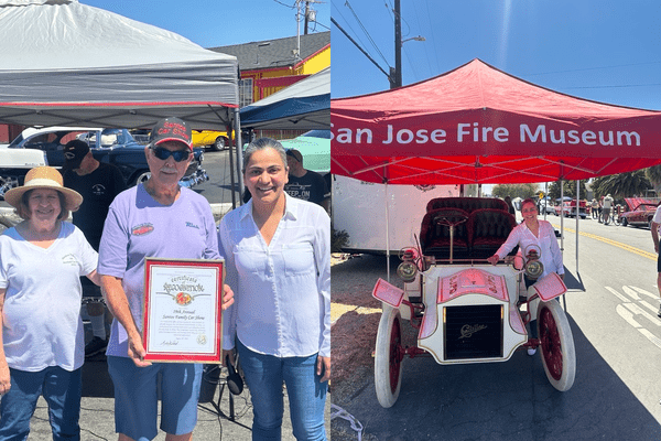 Senator Wahab at Car Show