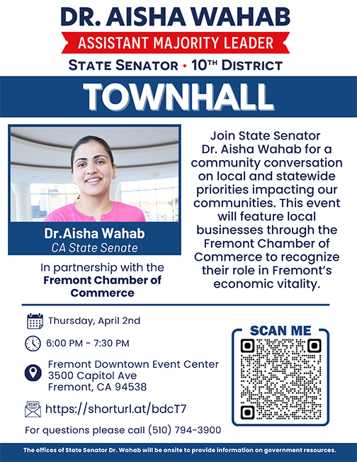 Flyer for the upcoming Town Hall